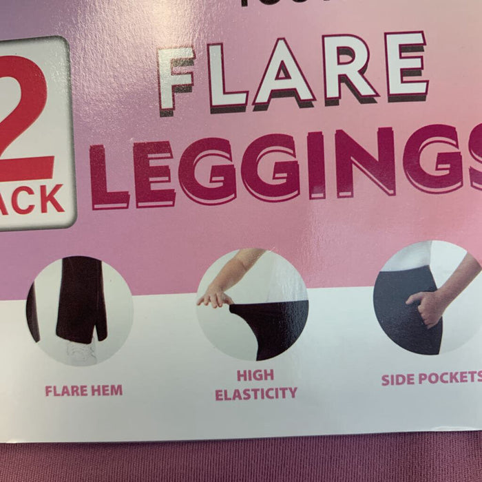 2 Pack Flare Leggings