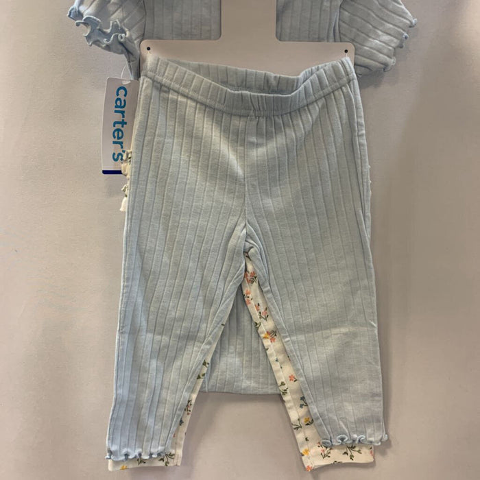 4 Pc Layette Set Lemon and Flowers