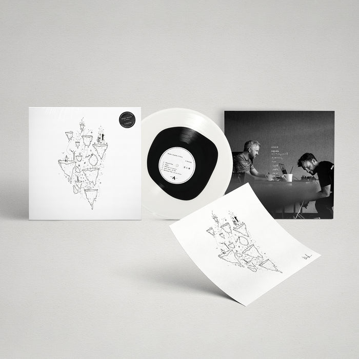 A Dawning Coloured LP w. Signed Art Print (white) - Bingo Merch