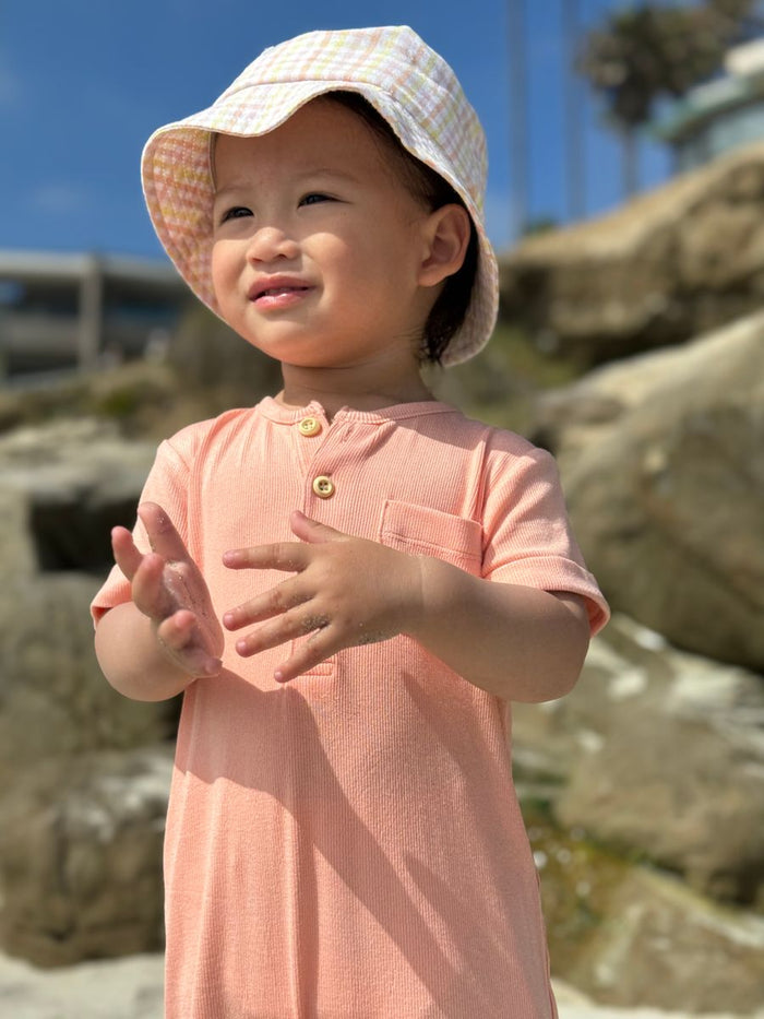 CAMBORNE romper - Peach