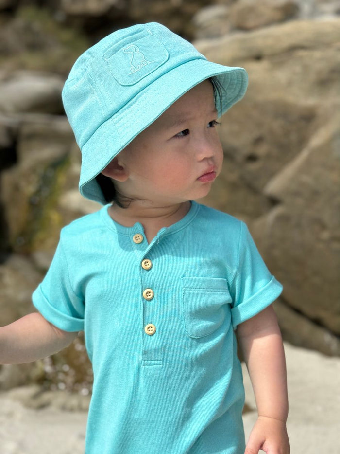 CAMBORNE romper - Turquoise