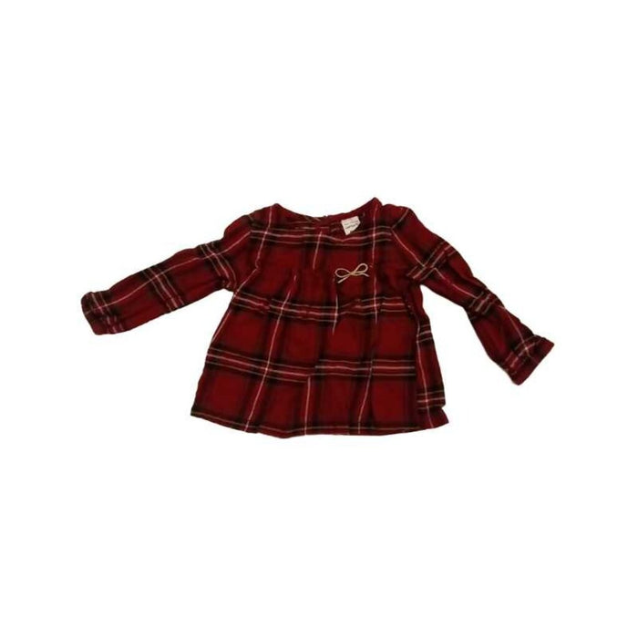Child Long Sleeve Red Flannel