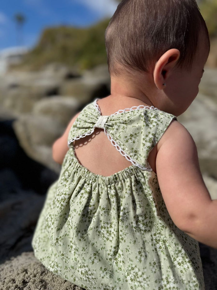 EVIE BUBBLE - GREEN FLORAL