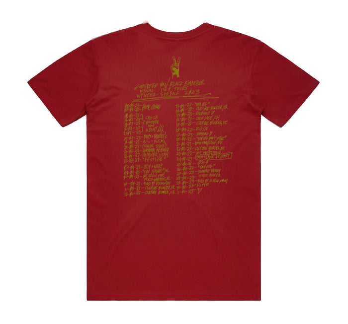 Find Light, Hang Boss Red T-Shirt - Bingo Merch