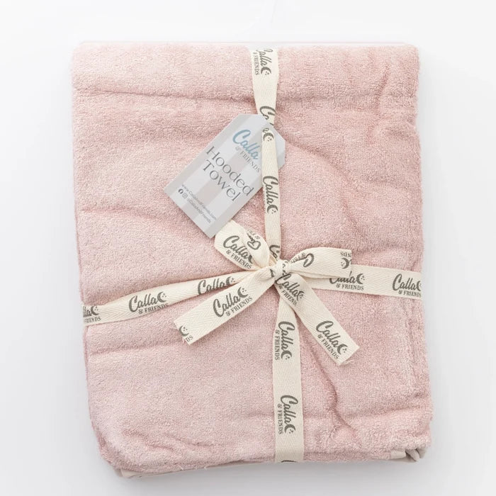 Hooded Bath Towel - Petal Pink
