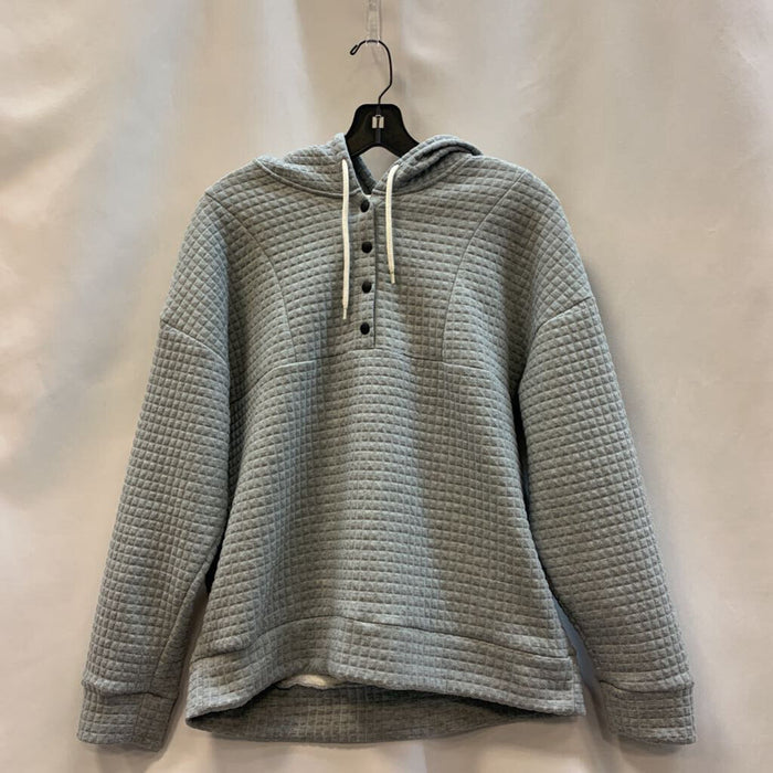 Hoodie: Quilted Quarter Button