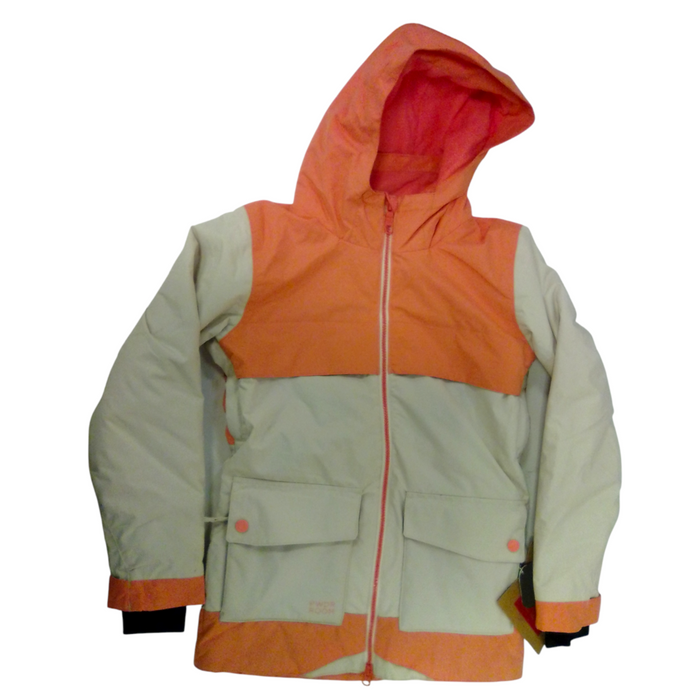 Jacket NWT: Orange/Cream