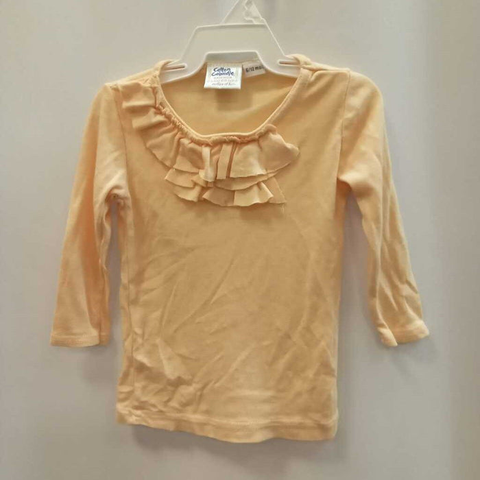 Long Sleeve Shirt: Ruffle Collar
