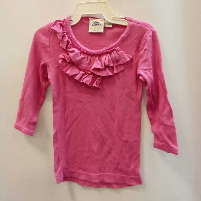 Long Sleeve Shirt: Ruffle Collar