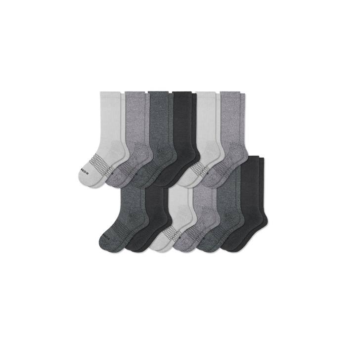 Men's Marl Calf Sock 12-Pack