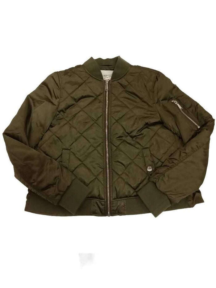 nylon quilted coat