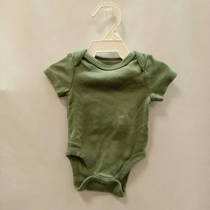 onesie: solid green