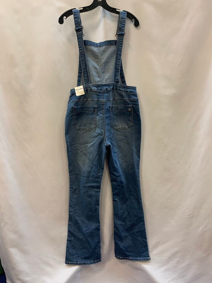 Overalls: Denim High Rise Flare NWT