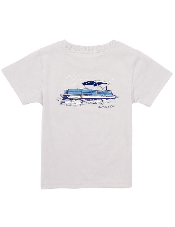 Party Barge Short Sleeve Tee – Ice Grey