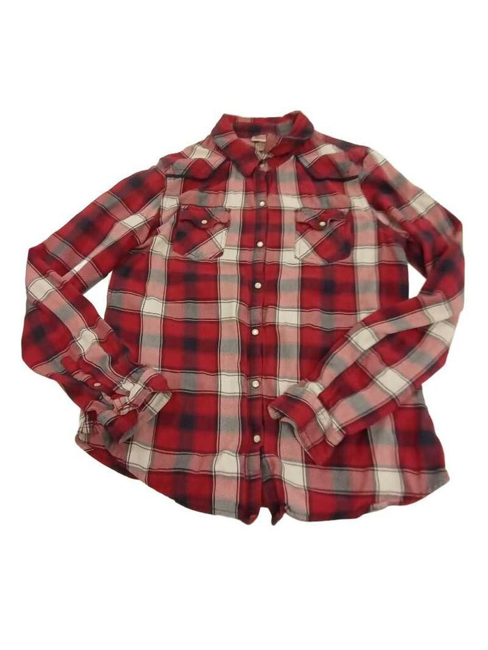 Plaid Flannel Button Up
