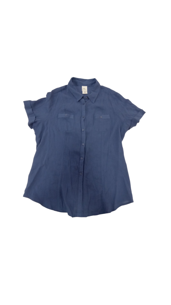 Shirt: Blue Button