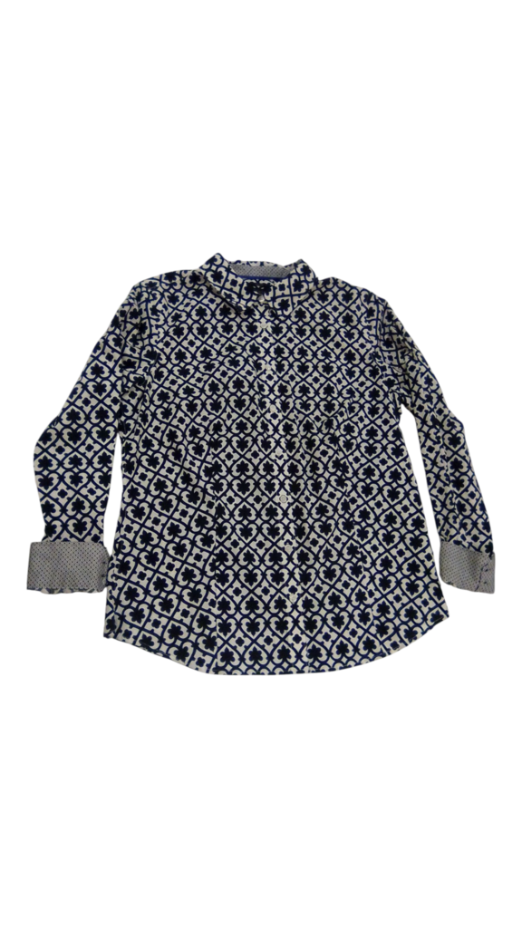 Shirt: Button Patterns Bl