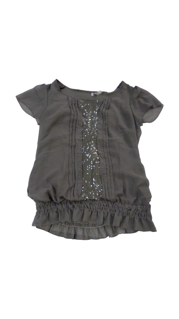 Shirt: Gray Sequin