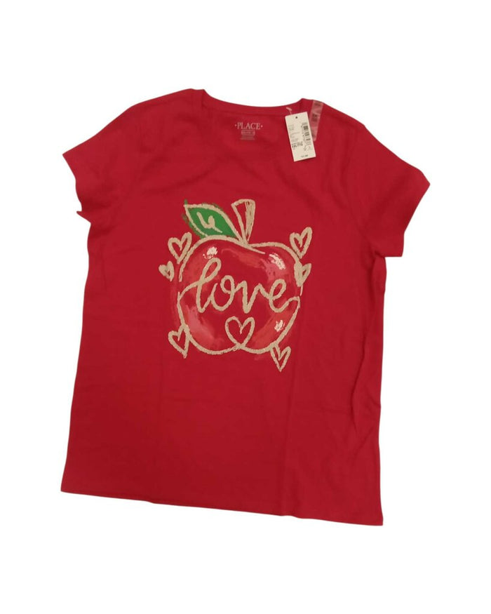 Short Sleeve Shirt: Apple Love