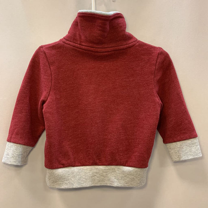 Sweater: Quarter Zip Button