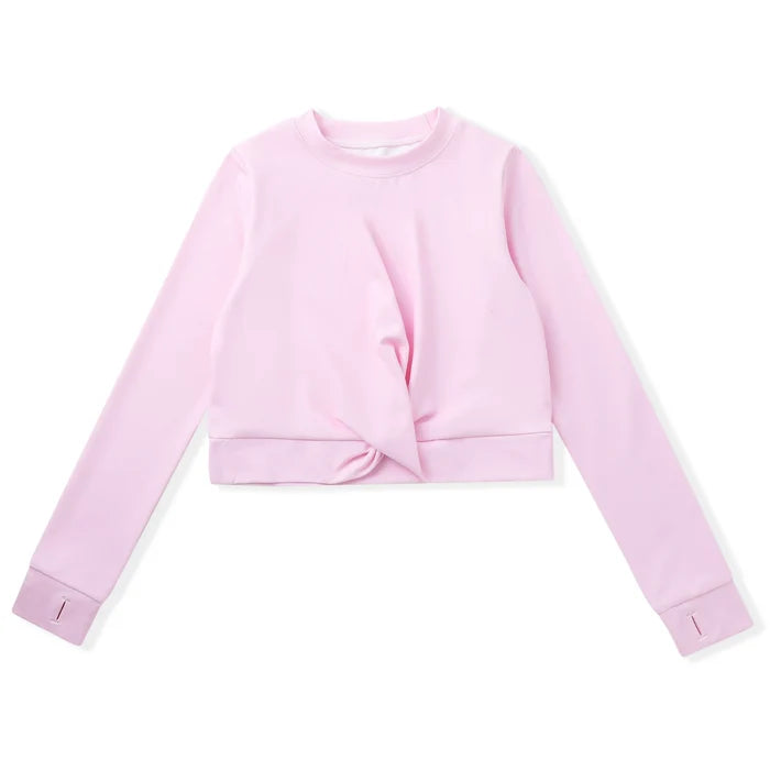 Swoon Kids Pink Knot Active Top