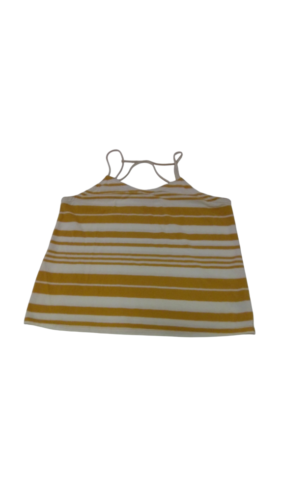 Tank: Yellow/White Stripe
