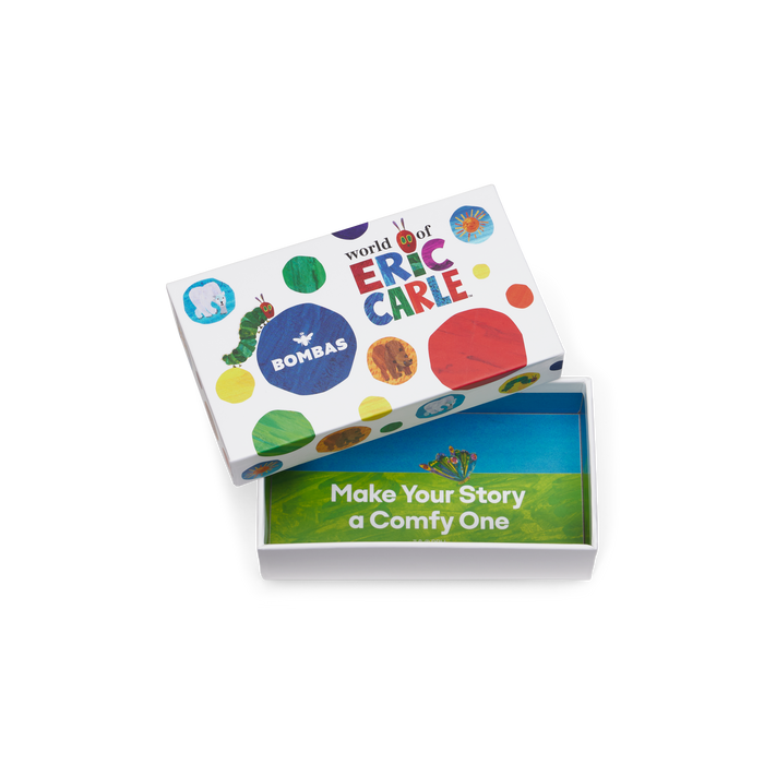 Toddler Eric Carle Lightweight Calf Sock 4-Pack Gift Box