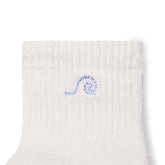 Women's Beach Day Embroidered Quarter Socks