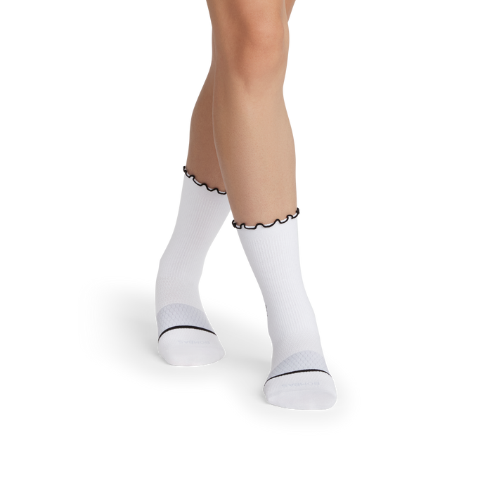 Women’s Ruffle Sport Half Calf Sock 3-Pack
