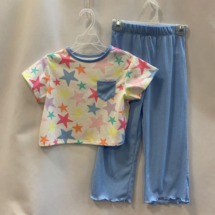 2 Pc Pajama Set Stars