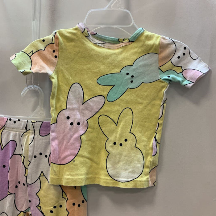 2 Pc Sleeper: Short Sleeve Bunnies
