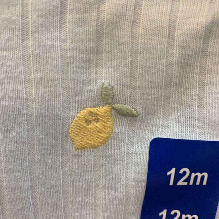 4 Pc Layette Set Lemon and Flowers