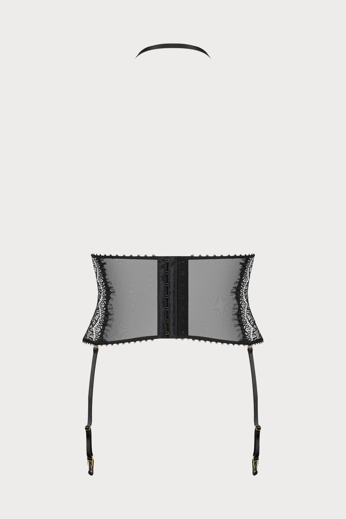 Maison Close Accroche Coeur Waist Cincher Black