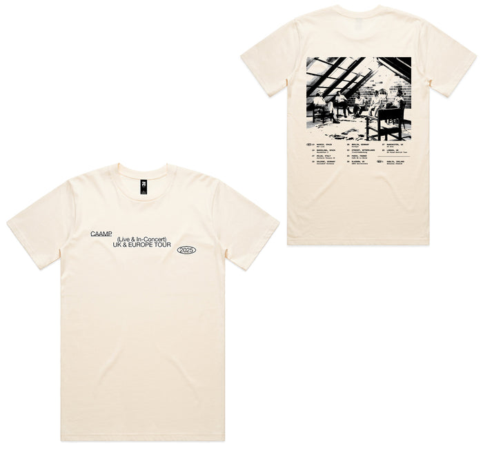 Caamp EU/UK Tour 2025 T-Shirt - Bingo Merch