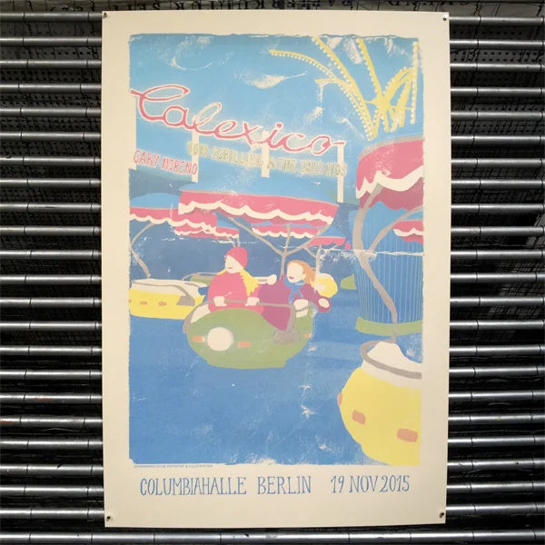 Calexico Berlin 2015 Poster - Bingo Merch
