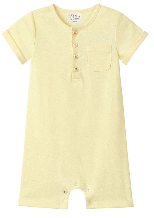 CAMBORNE romper - Lemon