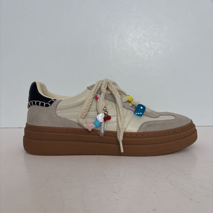 charms, braided laces