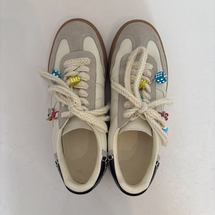 charms, braided laces