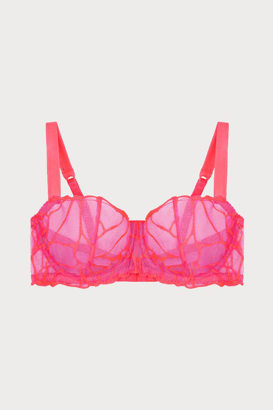 Cleo Coral Balcony Bra