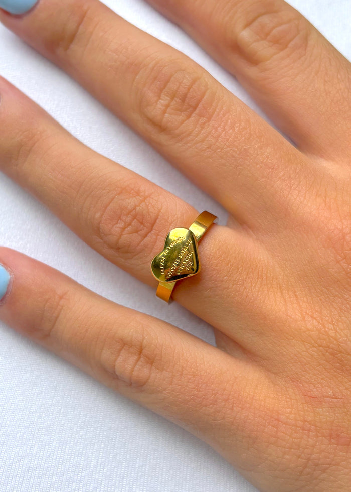 CN Gold Heart Ring