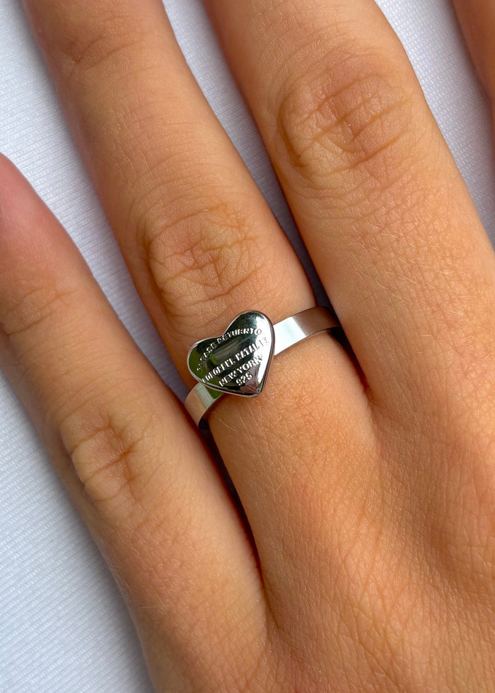 CN Silver Heart Ring
