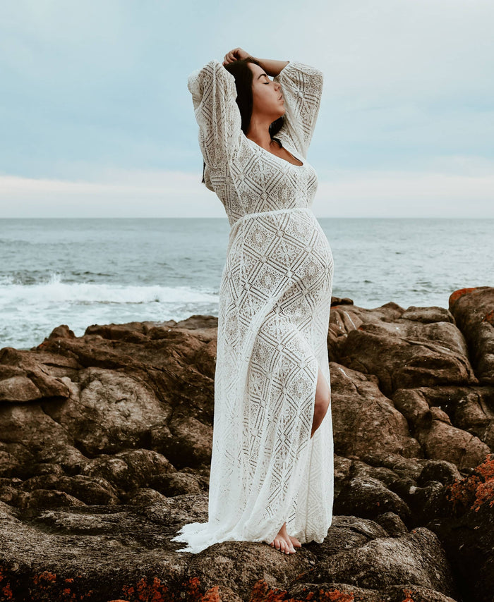 Co and Ry Harriet Maternity Dress Hire - Versatile Gown for Maternity and Beyond - Sizes S/M to M/L