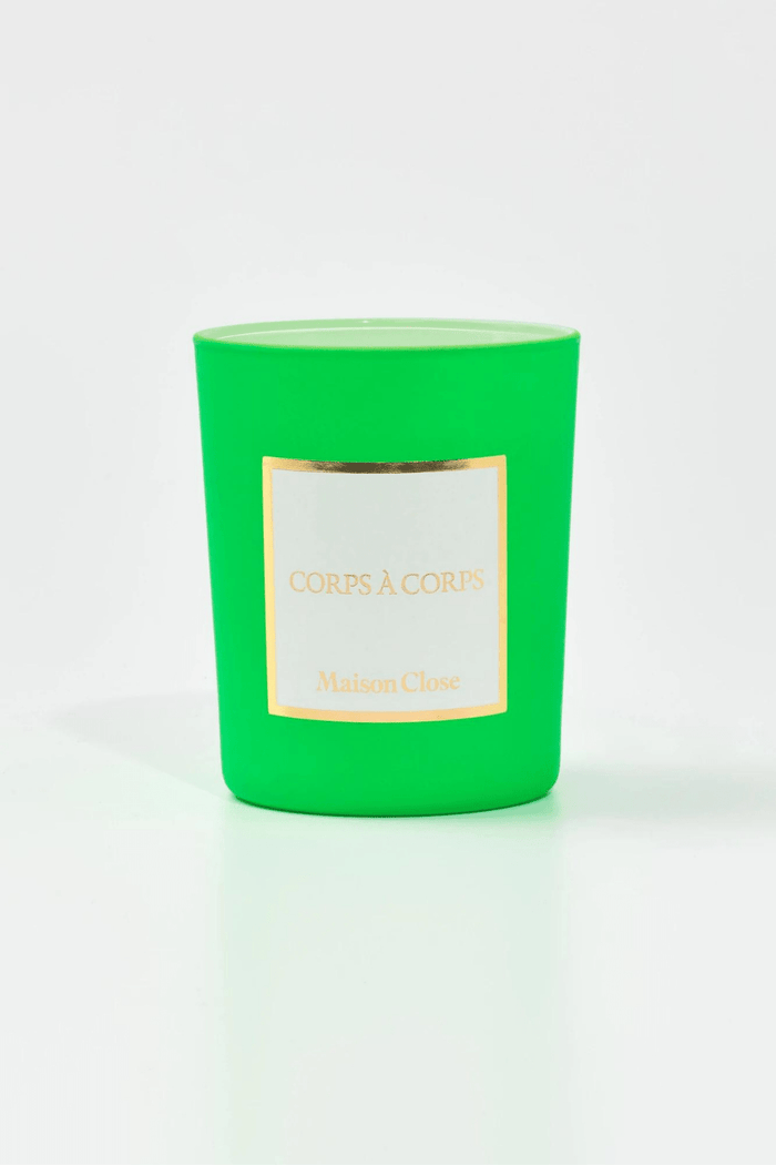 Maison Close Corps à Corps Neon Green Home Candle
