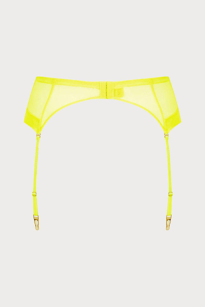 Maison Close Corps à Corps Neon Suspender Belt Yellow
