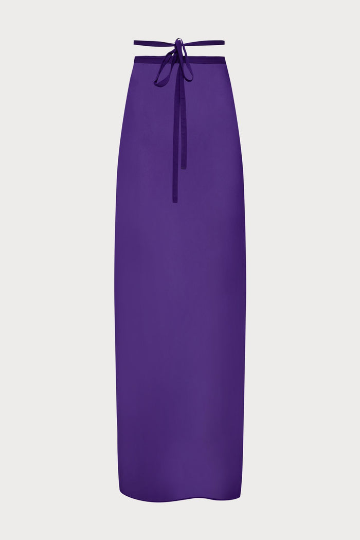 Maison Close Fever Long Wrap Beach Skirt in Purple - Naughty Knickers