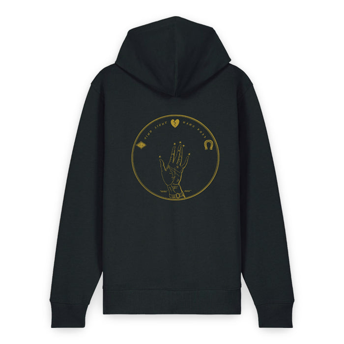 Find Light, Hang Boss Black Hoodie - Bingo Merch