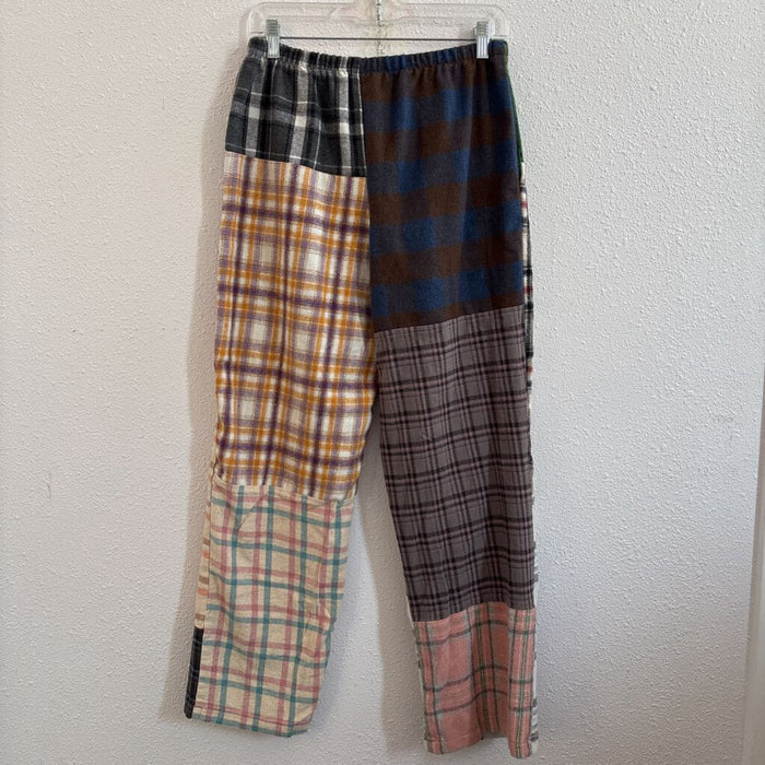 fleece plaid print