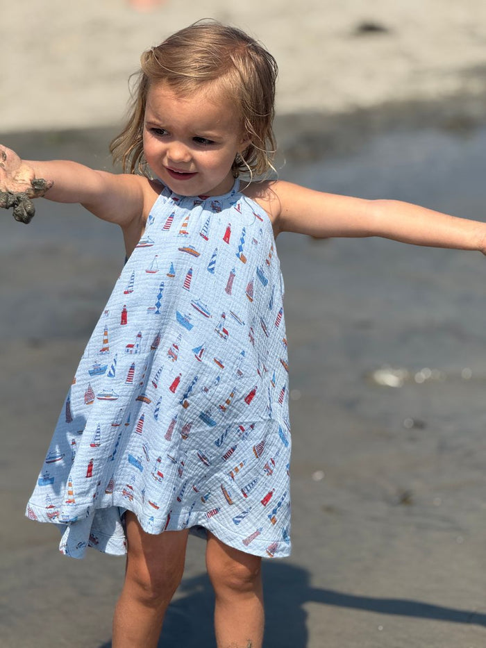 Florrie Dress - Lighthouses