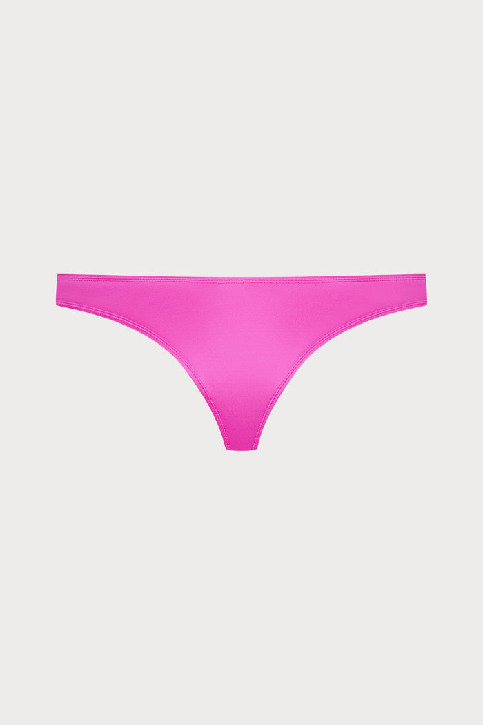French Kiss Pink High Cut Tanga, Size S (UK 6-8)