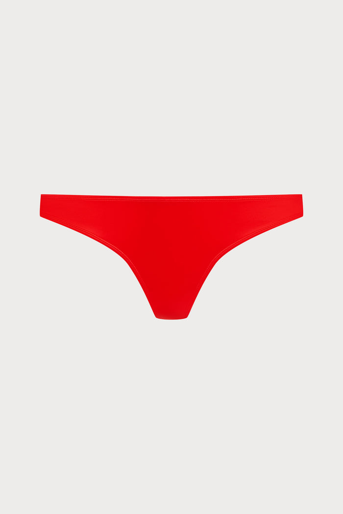 French Kiss Red High Cut Tanga